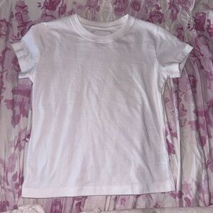 NWOT DAILY DRILLS White Tee Size XS